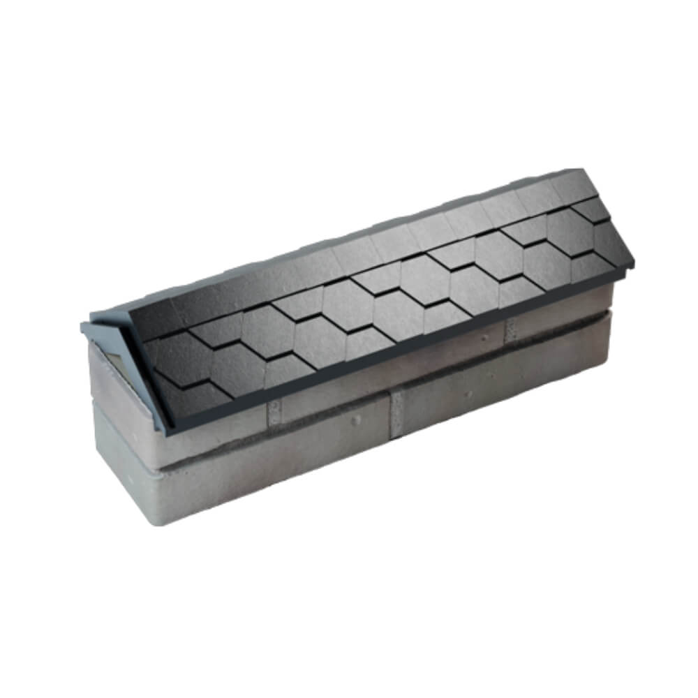 Парапет Zking Эверест Черный с посадкой на 0.5 кирпича (130мм) в Новомосковске фото