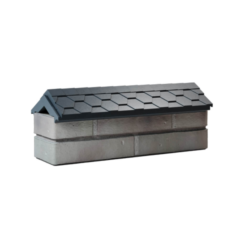 Парапет Zking Эверест Серый с посадкой на 0.5 кирпича (130мм) Новомосковск фото