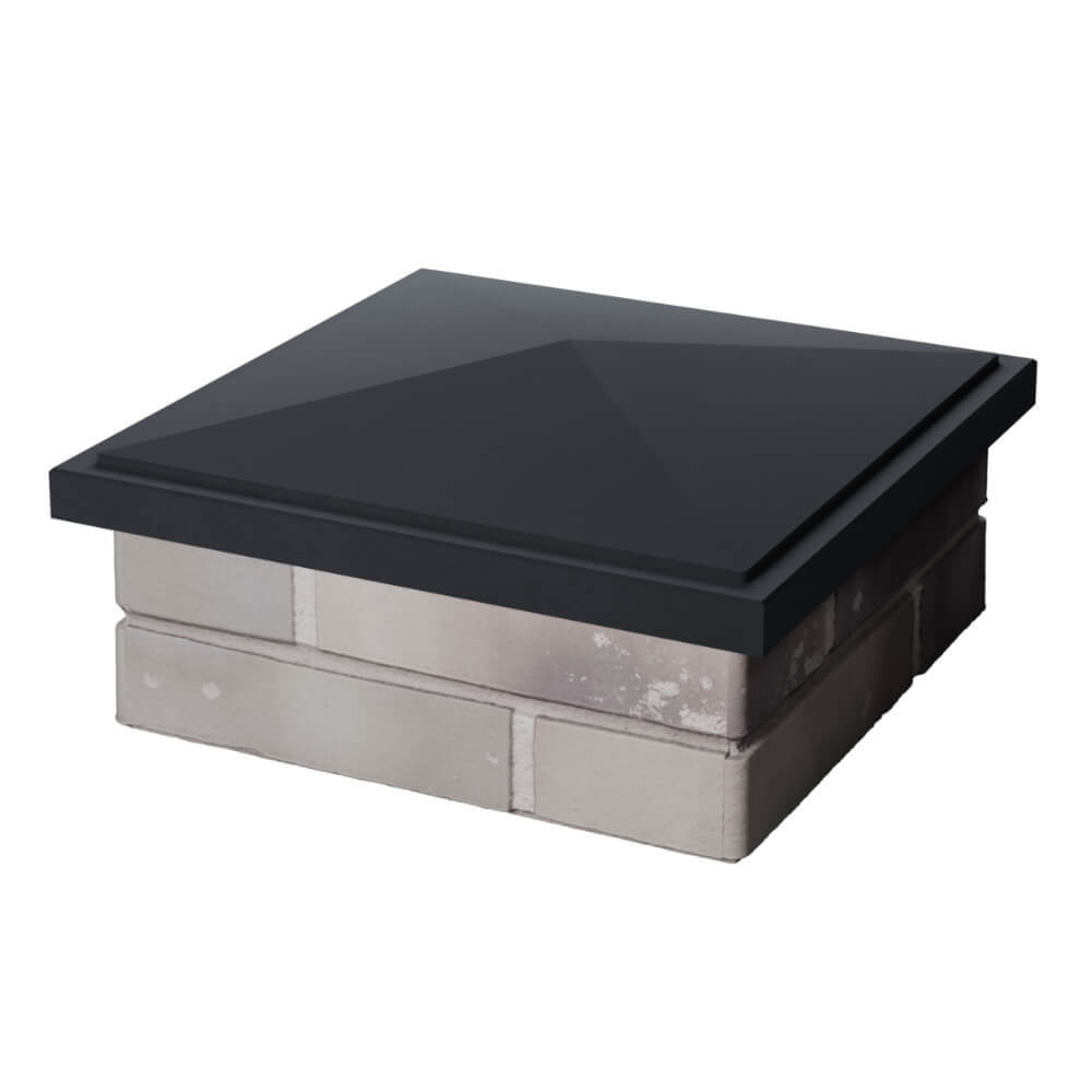 Колпак Zking БонаМоно Серый на столб 1.5х1.5 кирпича (385х385, 400х400мм) в Новомосковске фото