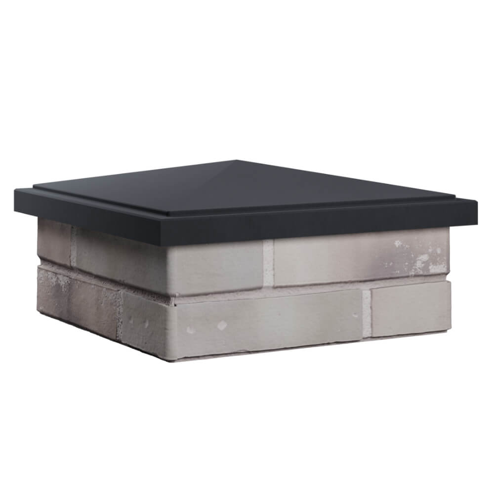 Колпак Zking БонаМоно Серый на столб 1.5х1.5 кирпича (385х385, 400х400мм) в Новомосковске фото