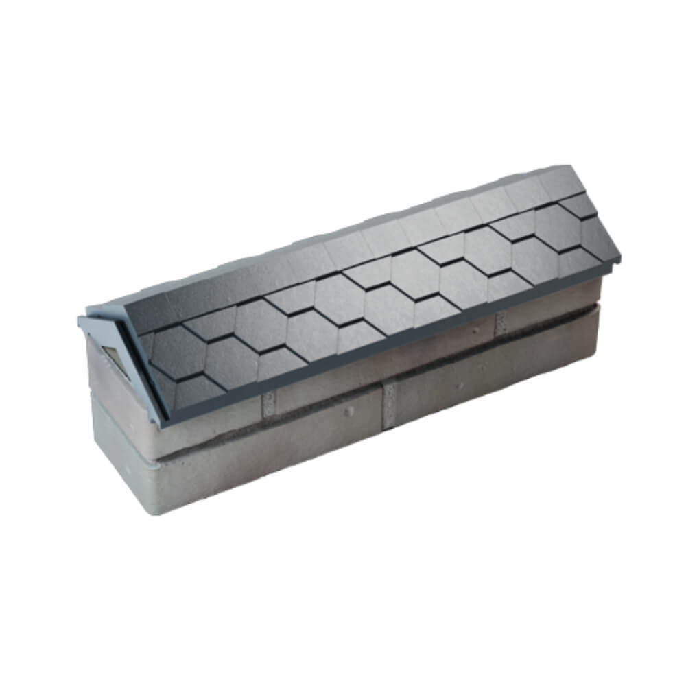 Парапет Zking Эверест Серый с посадкой на 0.5 кирпича (130мм) в Новомосковске фото