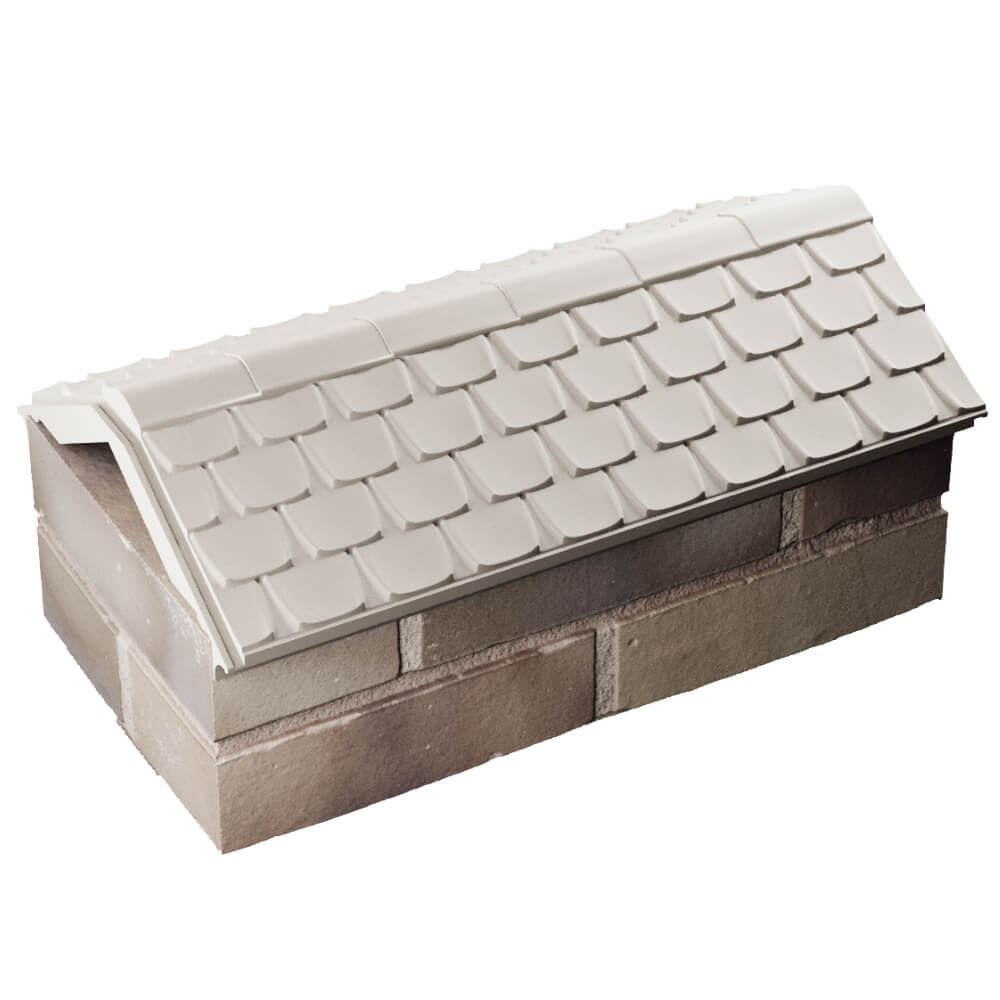 Парапет Zking Эльбрус Бежевый с посадкой на 1 кирпич (255мм) в Новомосковске фото