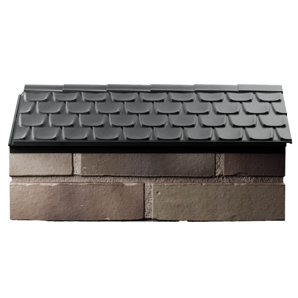 Парапет Zking Эльбрус Серый с посадкой на 1 кирпич (255мм) в Новомосковске фото