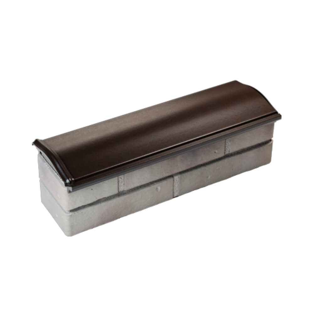 Парапет Zking Монблан Коричневый посадка на 0.5 кирпича (130мм) в Новомосковске фото