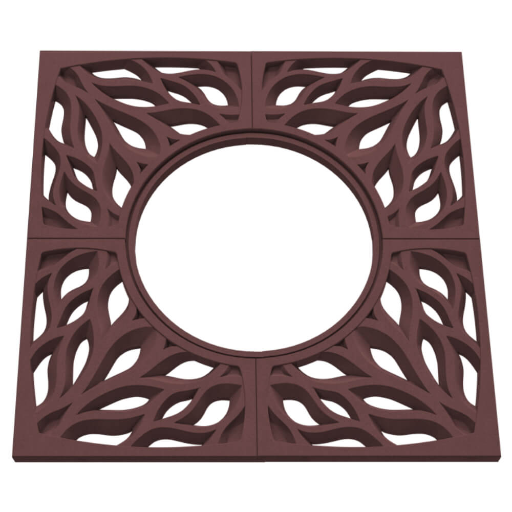 Приствольная решетка для дерева ZKING CRUST 1.2х1.2м Коричневая в Новомосковске фото