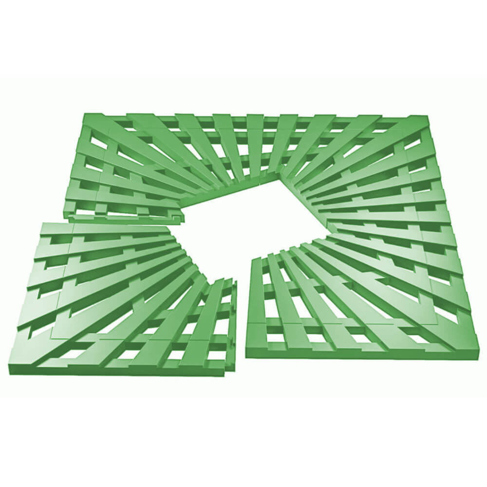 Приствольная решетка для дерева ZKING ATMOSPHERE 1.2х1.2м Зеленая в Новомосковске фото