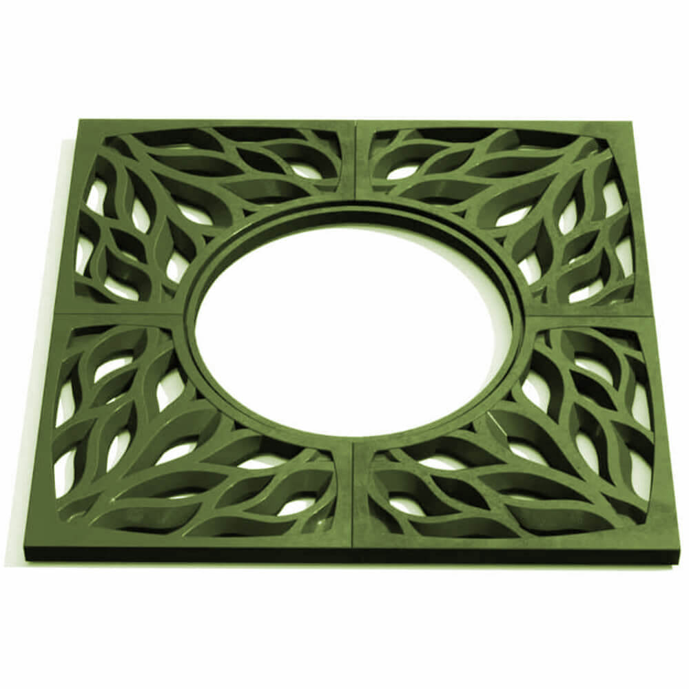 Приствольная решетка для дерева ZKING CRUST 1.2х1.2м Зеленая Новомосковск фото