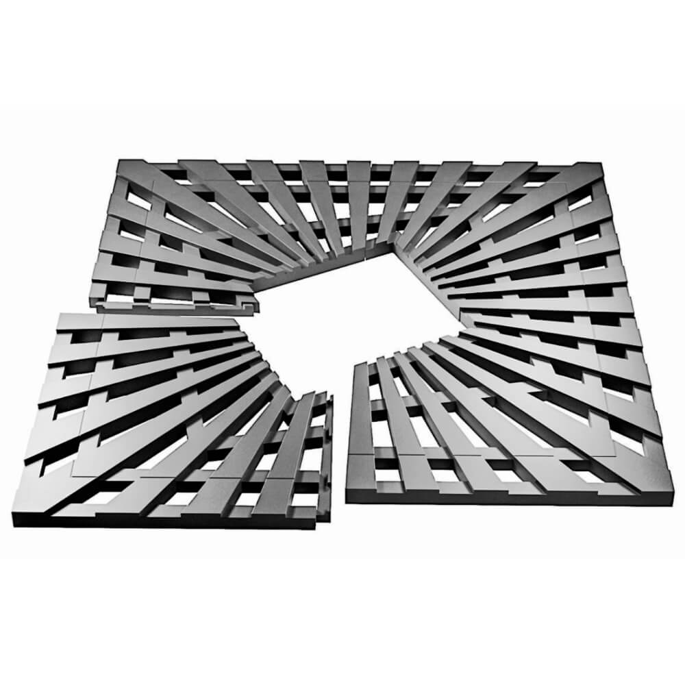 Приствольная решетка для дерева ZKING ATMOSPHERE 1.2х1.2м Серая в Новомосковске фото