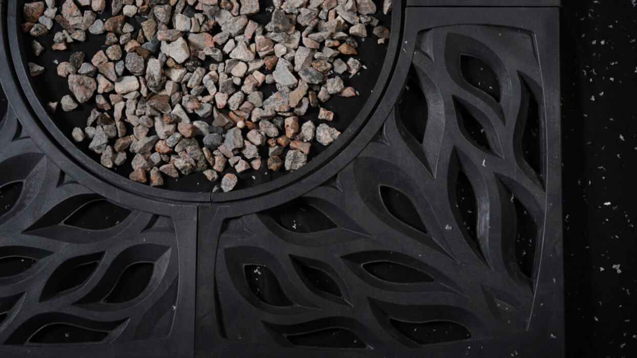 Приствольная решетка для дерева ZKING CRUST 1.2х1.2м Черная в Новомосковске фото